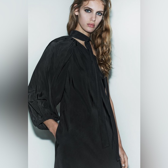 ZARA STUDIO One Shoulder Limited Edition MIDI Dress XS TAGS ATTACHED COCKTAIL - Picture 2 of 15